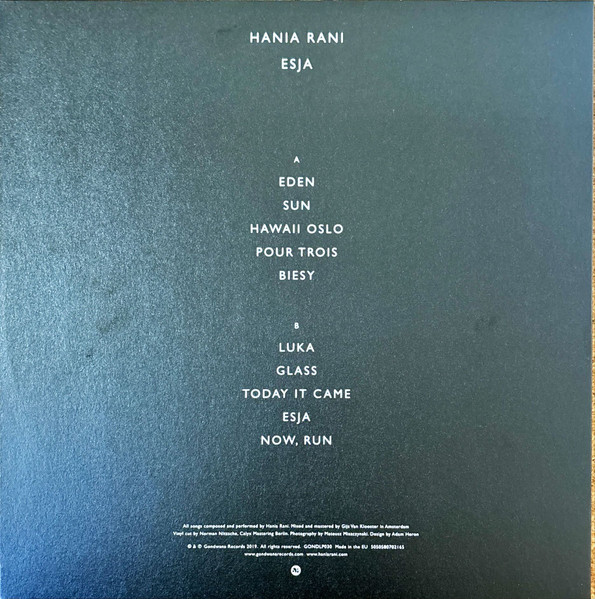 Hania Rani - Esja | Gondwana Records (GONDLP030) - 2