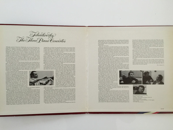 Pyotr Ilyich Tchaikovsky / Emil Gilels / New Philharmonia Orchestra / Lorin Maazel - Piano Concertos: No. 1 in B Flat Minor / No. 2 in G / No. 3 in E Flat | Angel Records (SB-3798) - 2