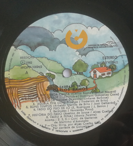Carlos Ramos - Saudade | Valentim De Carvalho (3VCLPD 10024/2) - 3