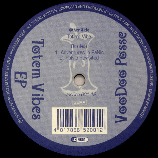 Voodoo Posse - Totem Vibes EP | VooDoo Records (VooDoo 001-12) - main Voodoo Posse - Totem Vibes EP | VooDoo Records (VooDoo 001-12) - main