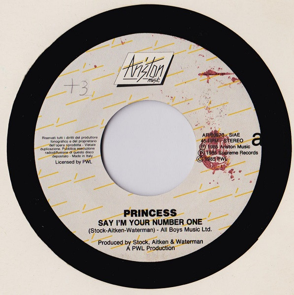 Princess - Say I'm Your No. 1 | Ariston Music (AR/00970) - 3