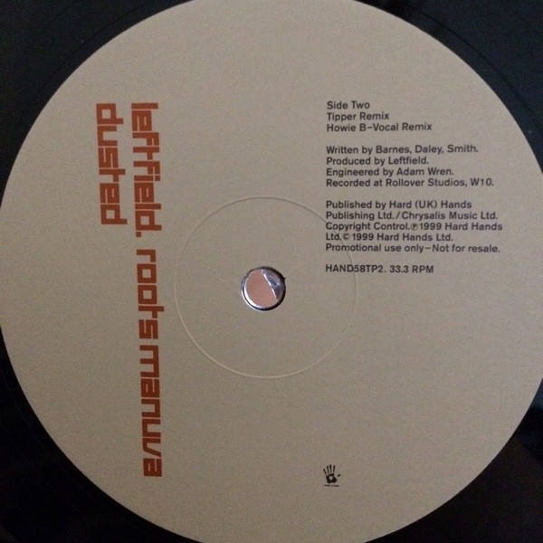 Leftfield .  Roots Manuva - Dusted | Hard Hands (HAND58TP) - 2 Leftfield .  Roots Manuva - Dusted | Hard Hands (HAND58TP) - 2