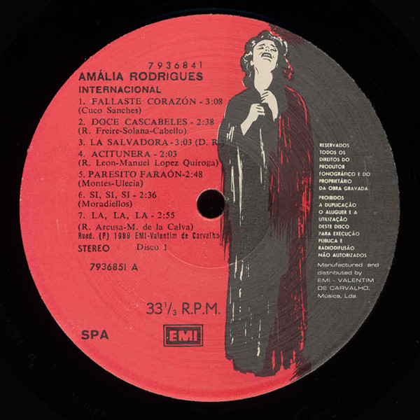 Amália Rodrigues - Internacional | EMI (7936841) - 3 Amália Rodrigues - Internacional | EMI (7936841) - 3