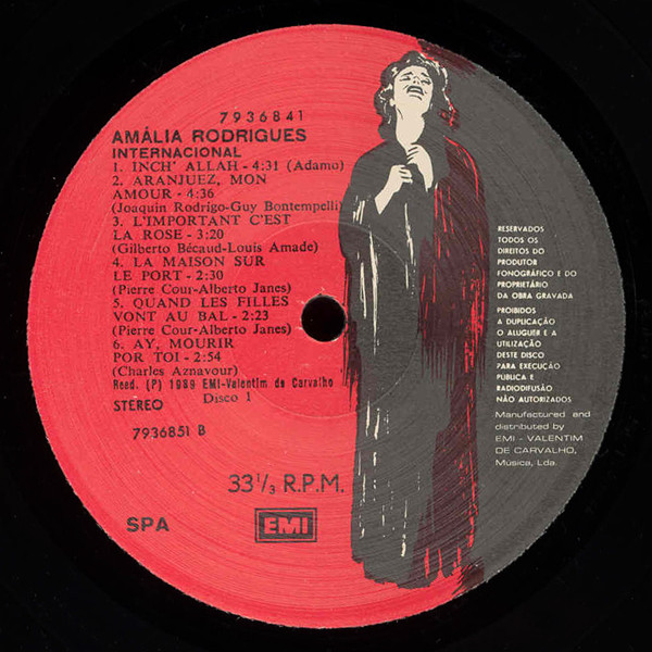 Amália Rodrigues - Internacional | EMI (7936841) - 4 Amália Rodrigues - Internacional | EMI (7936841) - 4
