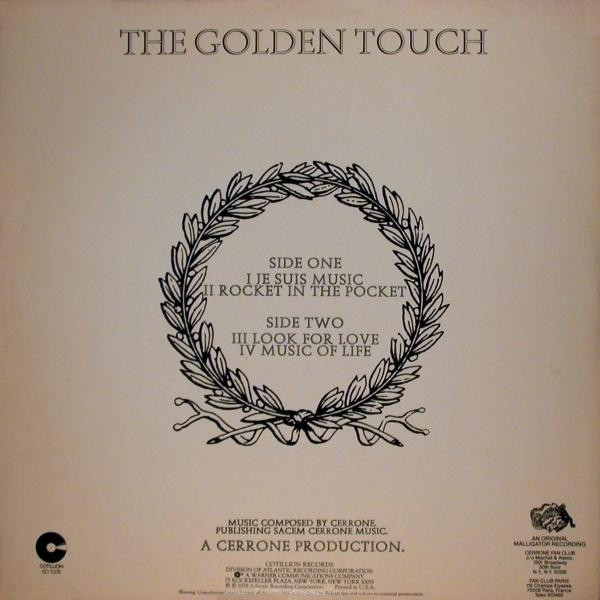 Cerrone - Cerrone IV - The Golden Touch | Cotillion (SD 5208) - 4 Cerrone - Cerrone IV - The Golden Touch | Cotillion (SD 5208) - 4