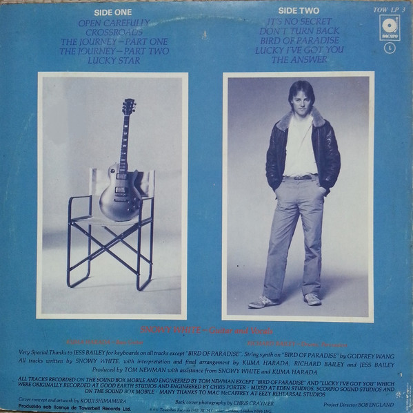 Snowy White - White Flames | Towerbell Records (TOW LP3) - 2