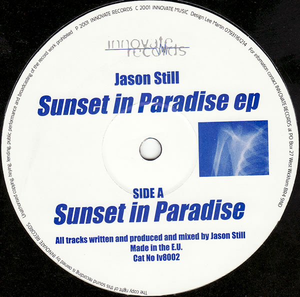 Jason Still - Sunset In Paradise EP | Innovate Records (IV8002) - main