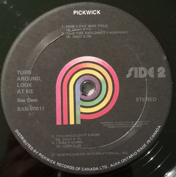 Bee Gees - Turn Around, Look At Me | Pickwick (BAN-90011) - 4