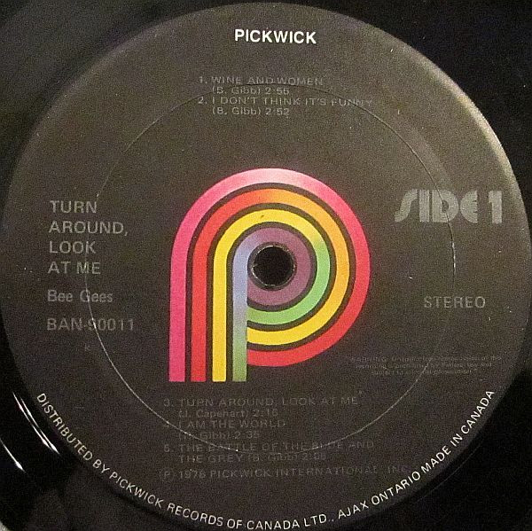 Bee Gees - Turn Around, Look At Me | Pickwick (BAN-90011) - 3