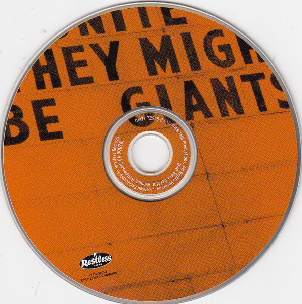 They Might Be Giants - Severe Tire Damage | Restless Records (72965-2) - 3 They Might Be Giants - Severe Tire Damage | Restless Records (72965-2) - 3