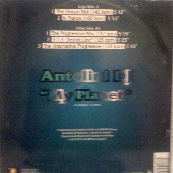 Luca Antolini DJ - My Planet | In Lite (INR 995-008) - 2 Luca Antolini DJ - My Planet | In Lite (INR 995-008) - 2