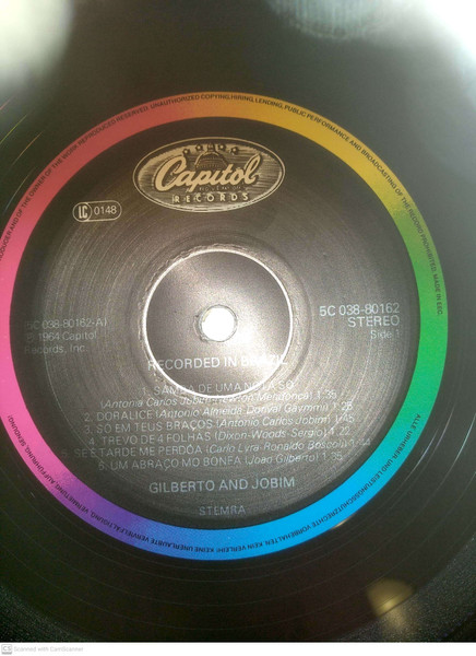 João Gilberto , Antonio Carlos Jobim - Gilberto & Jobim | Capitol Records (5C 038-80162) - 3