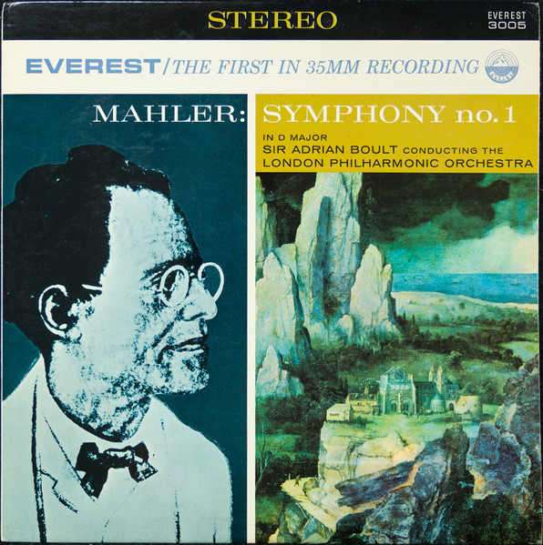 Gustav Mahler - Sir Adrian Boult Conducting The London Philharmonic Orchestra - Symphony No. 1 In D Major | Everest (3005)