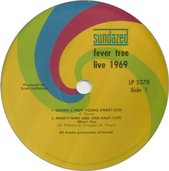 Fever Tree - Live 1969 | Sundazed Music (LP 5378) - 3