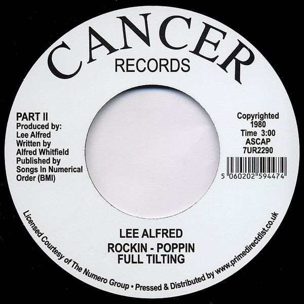 Lee Alfred - Rockin - Poppin Full Tilting | Cancer Records (7UR 2290) - 2 Lee Alfred - Rockin - Poppin Full Tilting | Cancer Records (7UR 2290) - 2