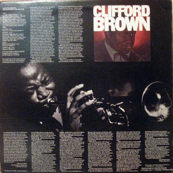 Clifford Brown - The Beginning And The End | Columbia (KC 32284) - 2