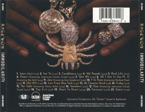 Raekwon - Immobilarity | Loud Records (CK 63844) - 3 Raekwon - Immobilarity | Loud Records (CK 63844) - 3