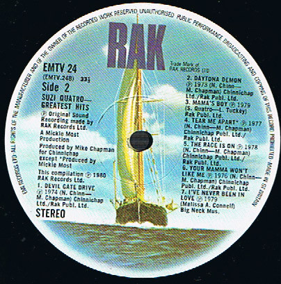 Suzi Quatro - Greatest Hits | RAK (EMTV 24) - 4