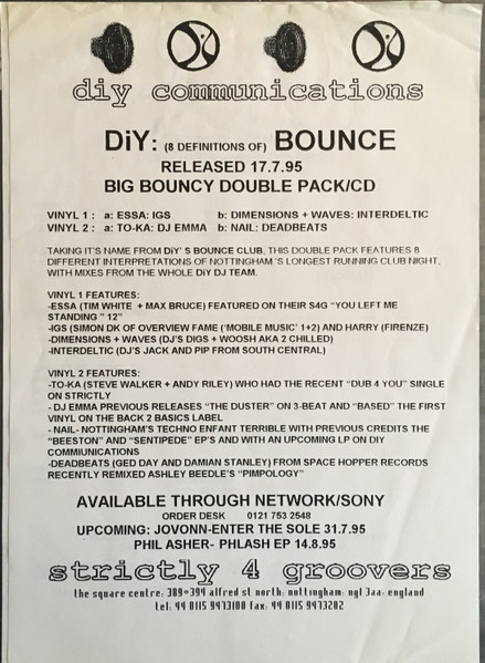 DiY - (8 Definitions Of) Bounce | Strictly 4 Groovers (hbr6) - 3