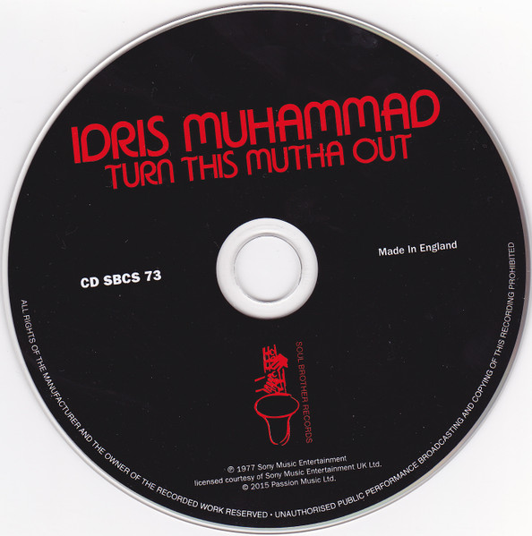 Idris Muhammad - Turn This Mutha Out | Soul Brother Records (CD SBCS 73) - 2
