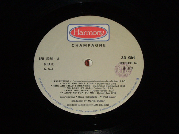 Champagne - Champagne | Harmony (LPH 8026) - 4