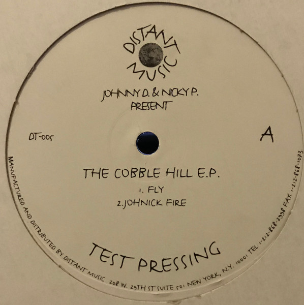 Johnny D & Nicky P - The Cobble Hill E.P. | Distant Music (DT-005)