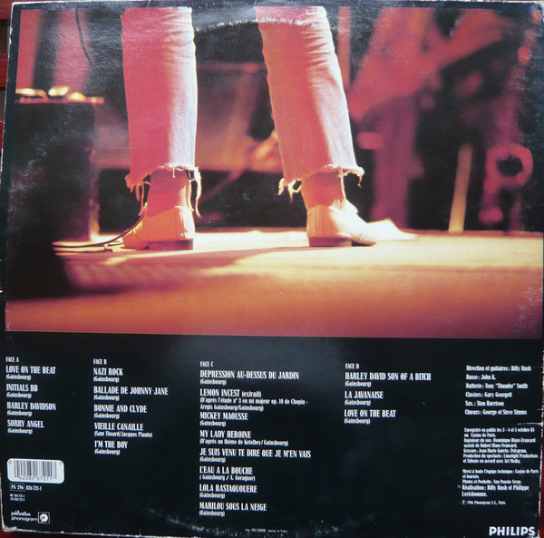 Serge Gainsbourg - Live | Philips (826 721-1) - 3