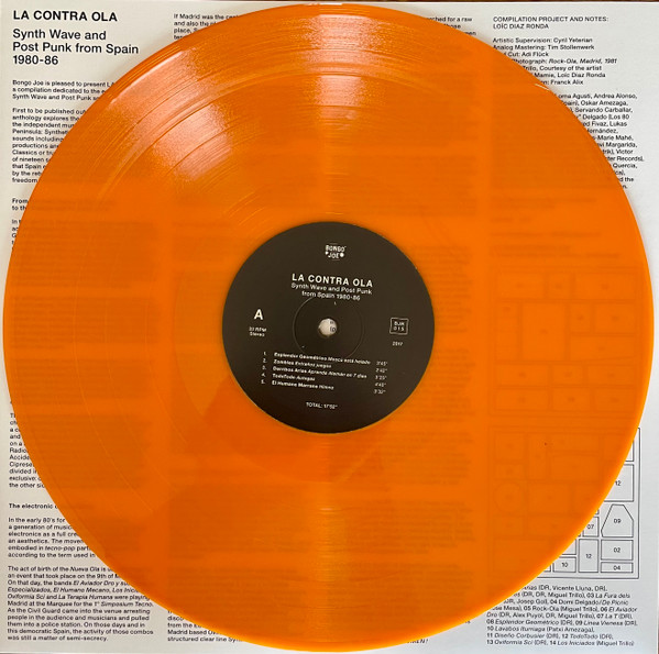 Various - La Contra Ola (Synth Wave And Post Punk From Spain 1980-86) | Les Disques Bongo Joe (BJR015) - 2 Various - La Contra Ola (Synth Wave And Post Punk From Spain 1980-86) | Les Disques Bongo Joe (BJR015) - 2