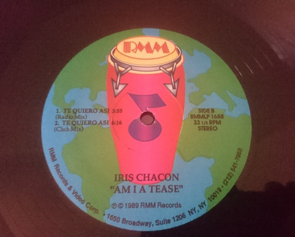 Iris Chacon - Am I A Tease | RMM Records (RMMLP 1688)