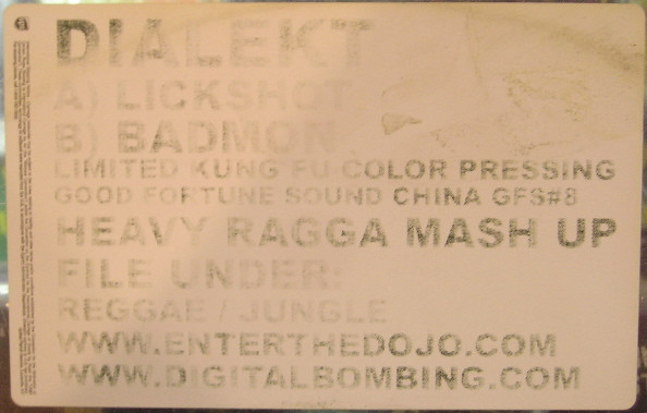 Dialekt - Lickshot / Badmon | Good Fortune Sound (GFS 8) - 3 Dialekt - Lickshot / Badmon | Good Fortune Sound (GFS 8) - 3
