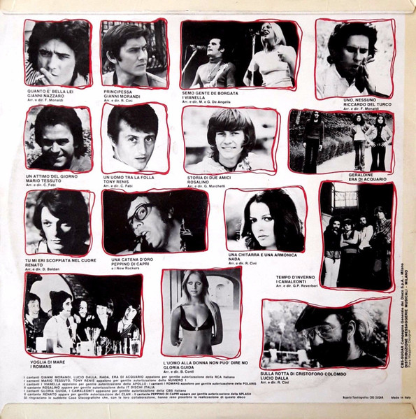Various - Un Disco Per L'Estate 1972 | CGD (FG 5106) - 2 Various - Un Disco Per L'Estate 1972 | CGD (FG 5106) - 2