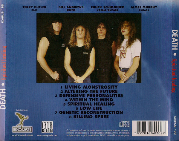Death - Spiritual Healing CD | Icarus Music (ICARUS 198) - 2