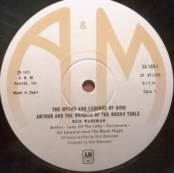 Rick Wakeman - The Myths And Legends Of King Arthur And The Knights Of The Round Table - Vinilo | A&M Records (55.160-I) - 3 Rick Wakeman - The Myths And Legends Of King Arthur And The Knights Of The Round Table - Vinilo | A&M Records (55.160-I) - 3