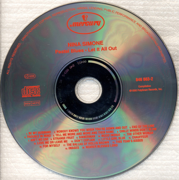 Nina Simone - Pastel Blues / Let It All Out | Polygram (846 663-2) - 3