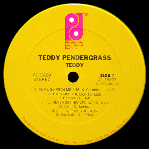 Teddy Pendergrass - Teddy | Philadelphia International Records (FZ 36003) - 3 Teddy Pendergrass - Teddy | Philadelphia International Records (FZ 36003) - 3