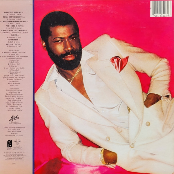 Teddy Pendergrass - Teddy | Philadelphia International Records (FZ 36003) - 2 Teddy Pendergrass - Teddy | Philadelphia International Records (FZ 36003) - 2