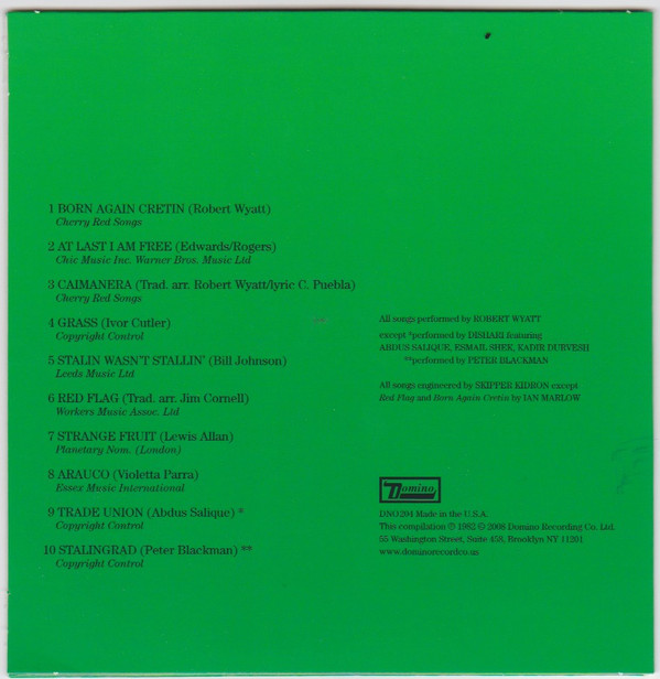 Robert Wyatt - Nothing Can Stop Us | Domino (DNO204) - 4