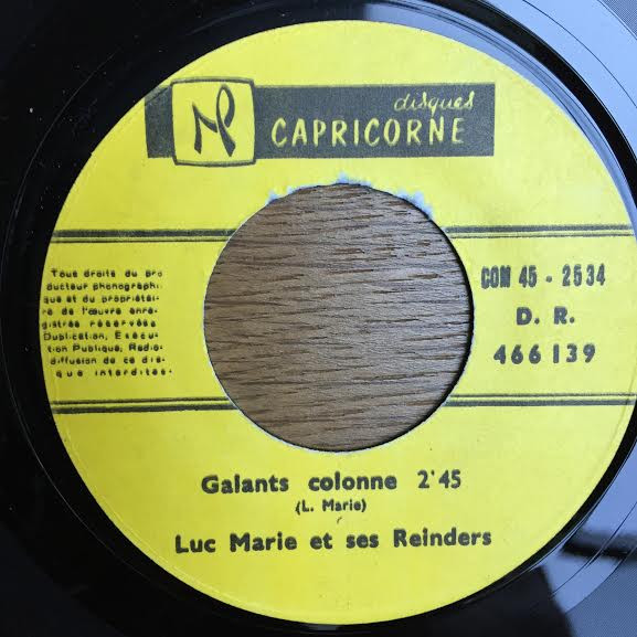 Luc Marie - Galants Colonne | Disques Capricorne (466 139) - 4