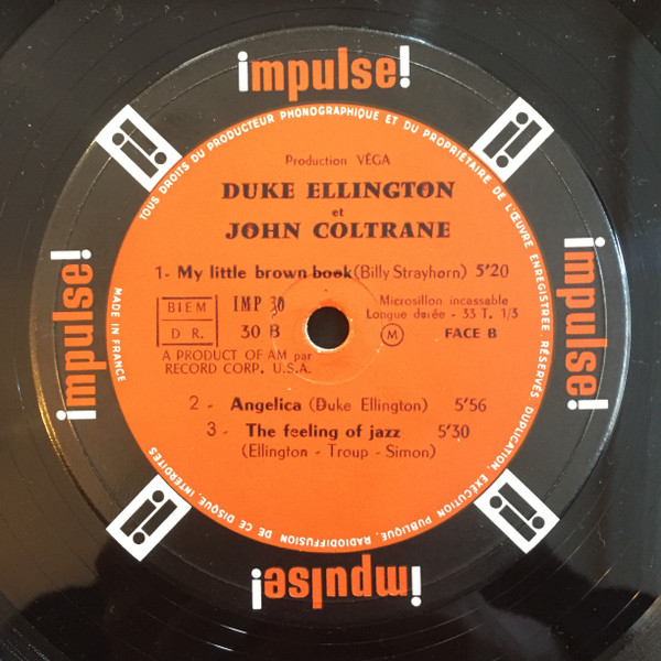 Duke Ellington & John Coltrane - Duke Ellington & John Coltrane | Impulse! / Vega (IMP A 30) - 4