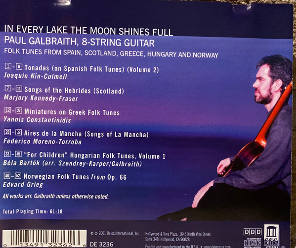 Paul Galbraith - In every Lake The Moon Shines Full | Delos (DE 3236) - 2