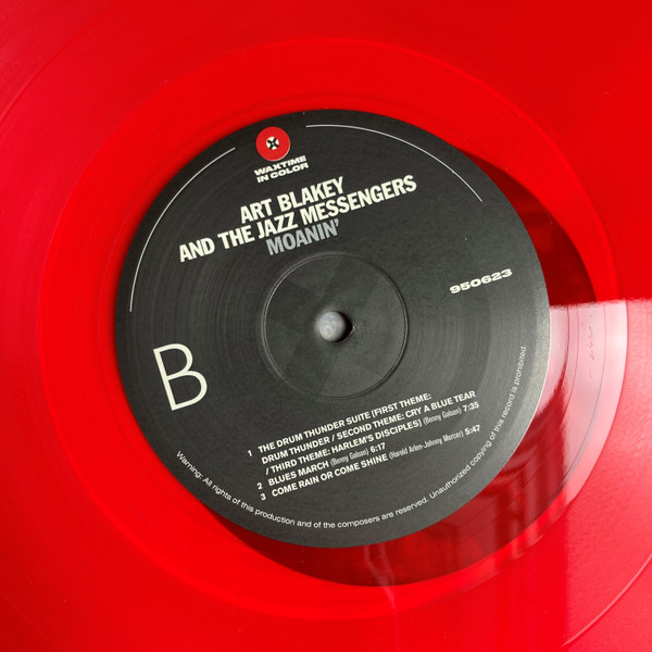 Art Blakey & The Jazz Messengers - Moanin' | Waxtime In Color (950623) - 4