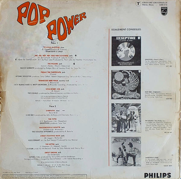 Various - Pop Power | Philips (6300 010) - 2