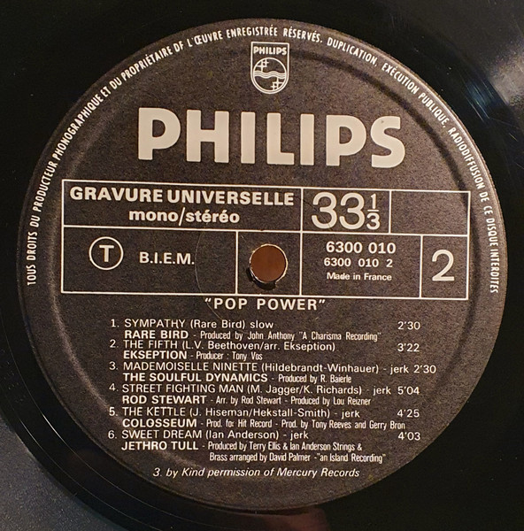 Various - Pop Power | Philips (6300 010) - 4