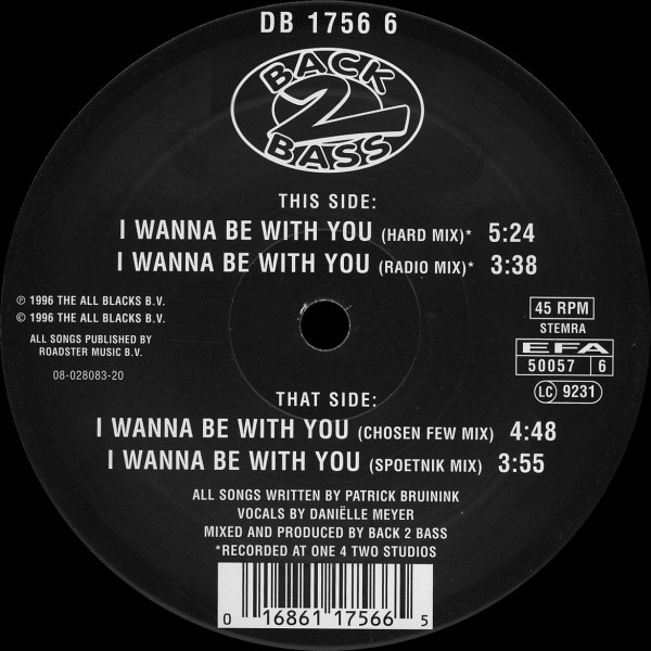 Back 2 Bass - I Wanna Be With You | Mokum Records (MOK 57)