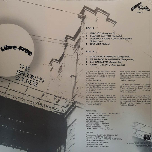 Brooklyn Sounds - Libre - Free | Salsa Records (VAMPI 311) - 2 Brooklyn Sounds - Libre - Free | Salsa Records (VAMPI 311) - 2