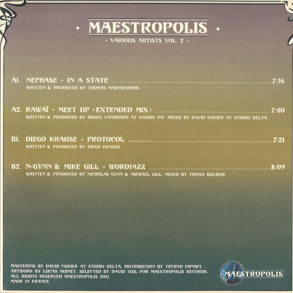 Various - Maestropolis Various Artists Vol. 2 | Maestropolis (MSTPL002) - main Various - Maestropolis Various Artists Vol. 2 | Maestropolis (MSTPL002) - main