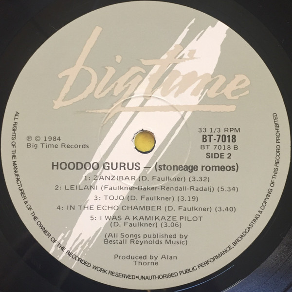 Hoodoo Gurus - (Stoneage Romeos) | Big Time (BT 7018) - 4 Hoodoo Gurus - (Stoneage Romeos) | Big Time (BT 7018) - 4