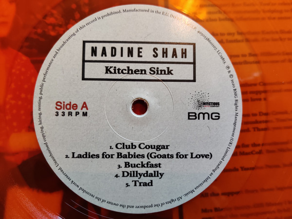 Nadine Shah - Kitchen Sink | Infectious Music (INFECT574CLP) - 2 Nadine Shah - Kitchen Sink | Infectious Music (INFECT574CLP) - 2