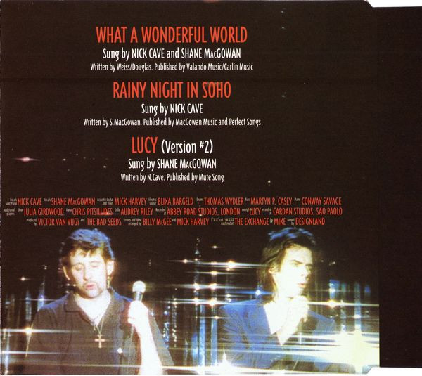 Nick Cave & Shane MacGowan - What A Wonderful World | Mute (CD MUTE 151) - 2 Nick Cave & Shane MacGowan - What A Wonderful World | Mute (CD MUTE 151) - 2