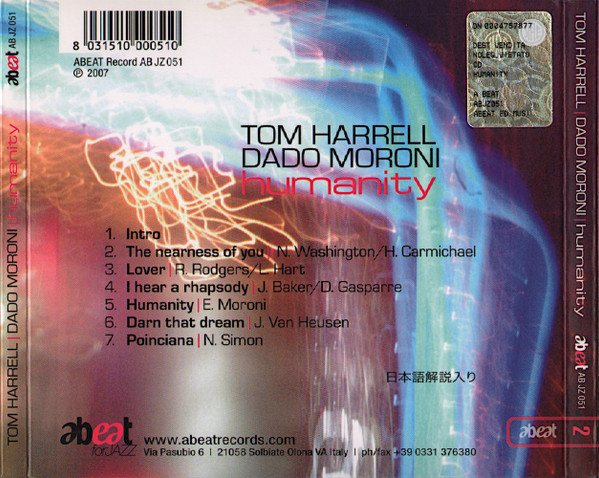 Tom Harrell , Dado Moroni - Humanity | Abeat Records (AB JZ 051) - 2